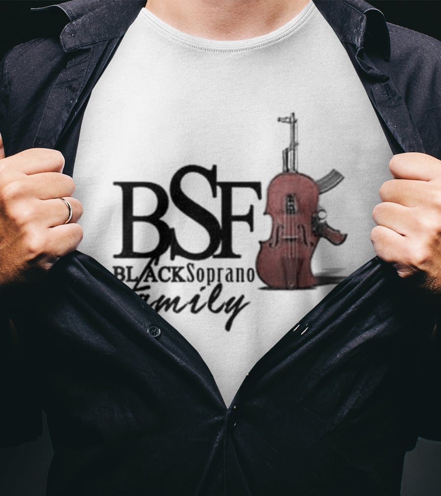 BSF Black Soprano Family Violin T-Shirt