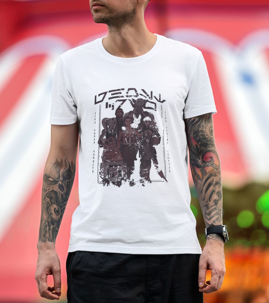 Heroes Villains Star Wars Rebels Ghost Crew Mural Visuals T-Shirt