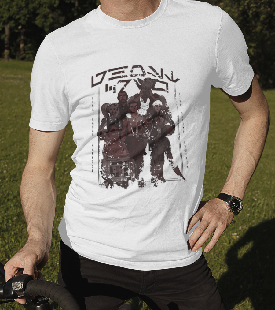 Heroes Villains Star Wars Rebels Ghost Crew Mural Visuals T-Shirt