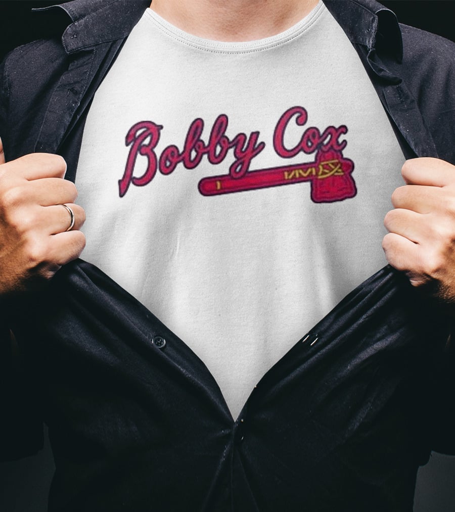 In Memory Of Bobby Cox Edition Baseball Tribute With Iconic Bat And Jersey T-Shirt