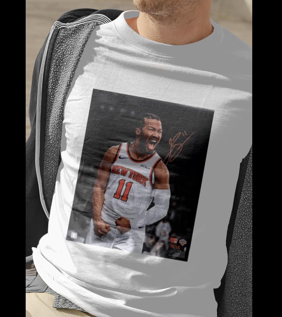 Jalen Brunson New York Knicks 11 Basketball Nike NBA Signature T-Shirt
