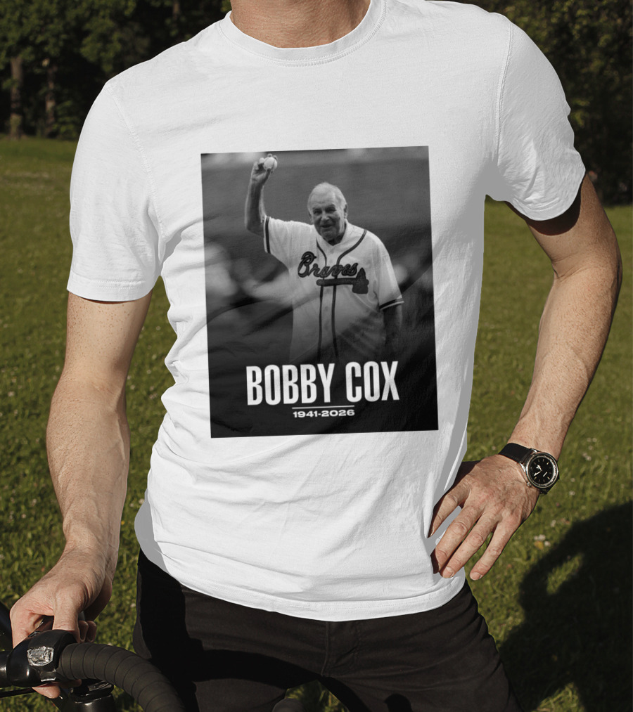 Bobby Cox Braves 1941 2026 Commemorative T-Shirt