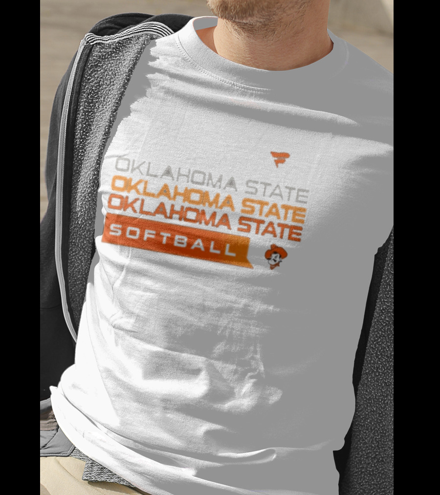 Oklahoma State College Softball Cowboys Hype Tri Blend T-Shirt