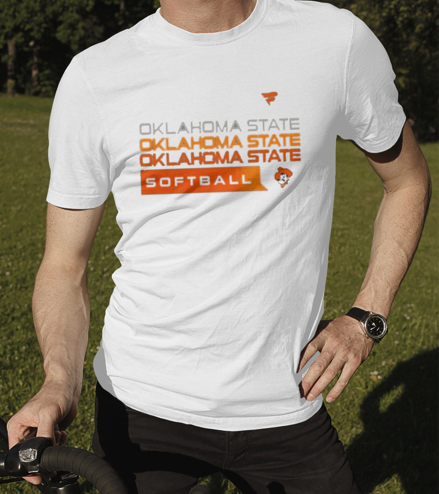 Oklahoma State College Softball Cowboys Hype Tri Blend T-Shirt