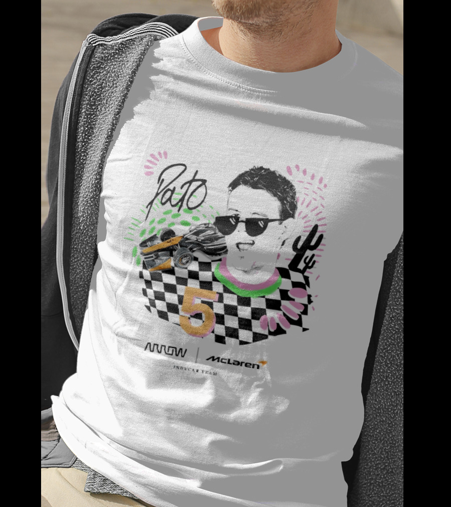 Pato Number 5 Arrow McLaren Racing T-Shirt