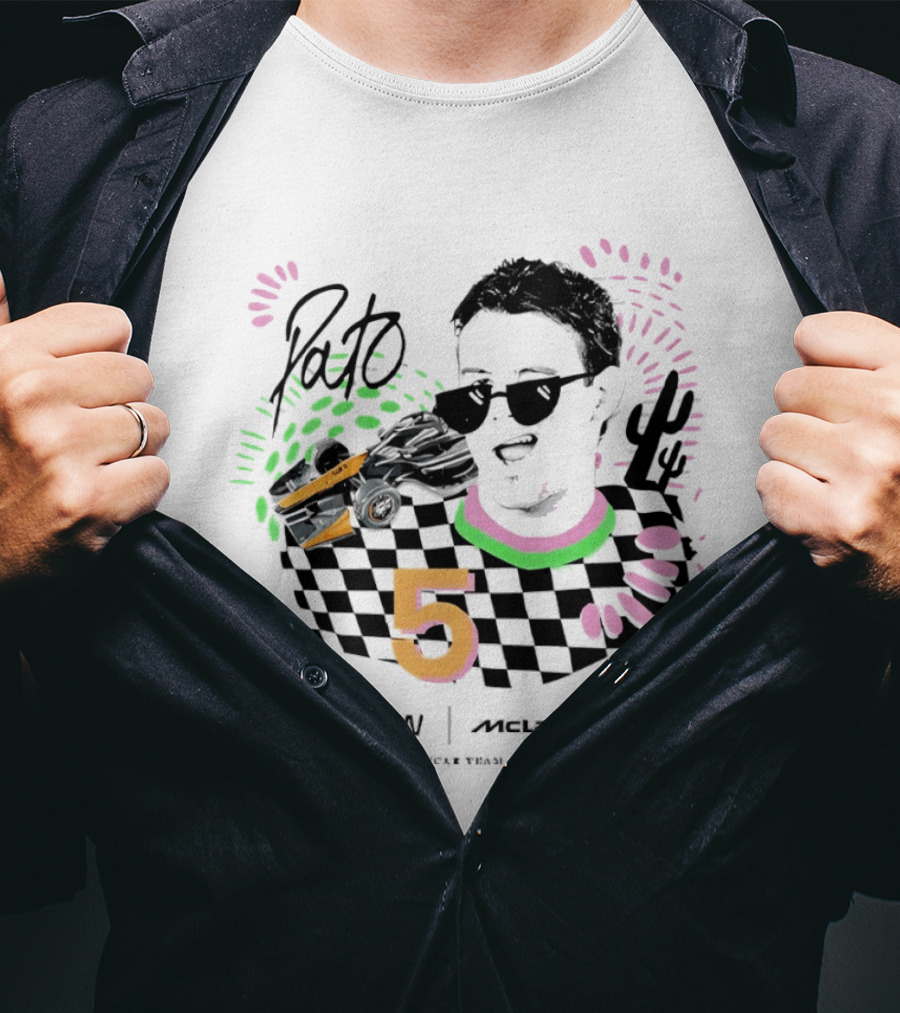 Pato Number 5 Arrow McLaren Racing T-Shirt