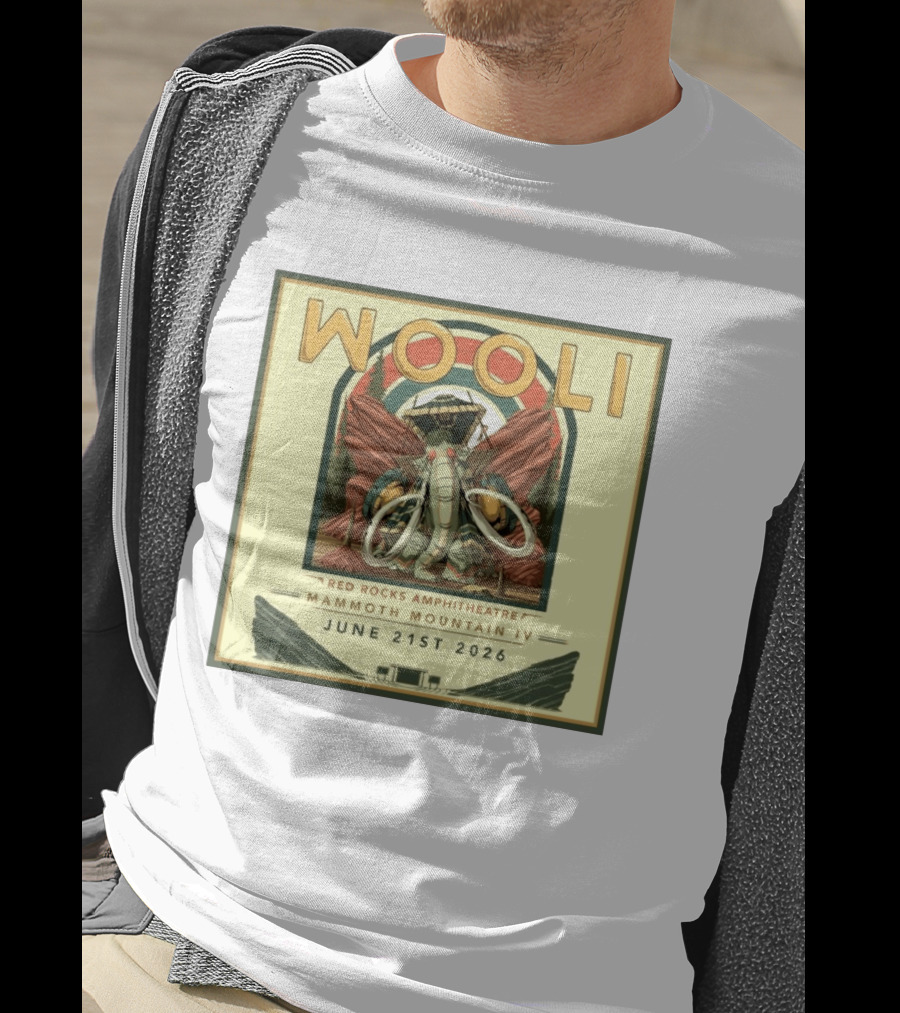 Wooli Red Rocks Amphitheatre Mammoth Mountain IV June 21st 2026 T-Shirt