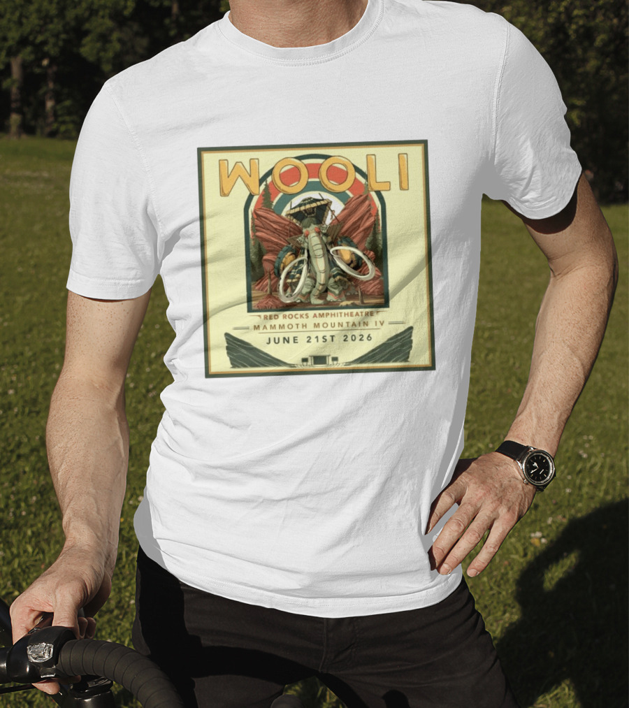 Wooli Red Rocks Amphitheatre Mammoth Mountain IV June 21st 2026 T-Shirt