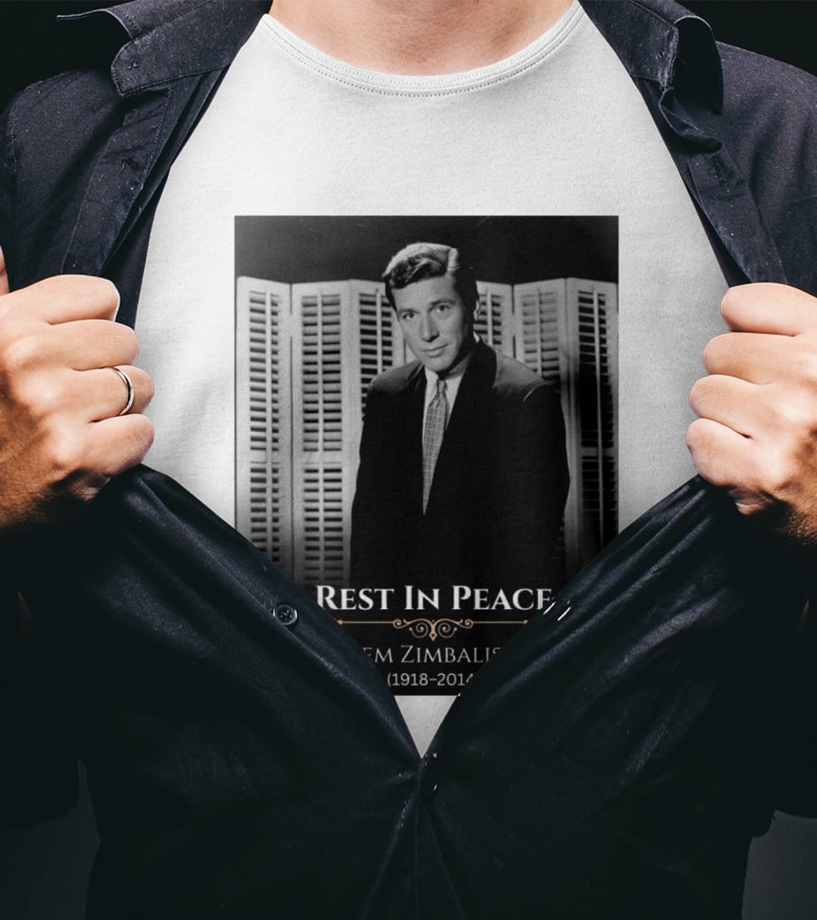 Rest In Peace Efrem Zimbalist Jr. 1918 2014 T-Shirt