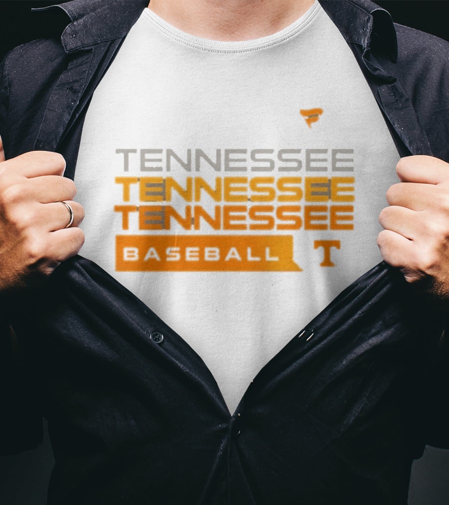 Tennessee Volunteers Baseball Tri Blend Hype Official College Gear T-Shirt
