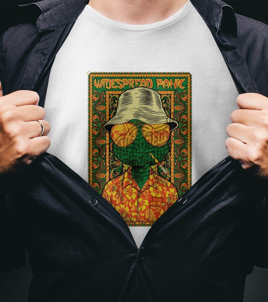 Widespread Panic May 8 10 2026 Las Vegas Tour Virgin Hotels The Theater Psychedelic T-Shirt