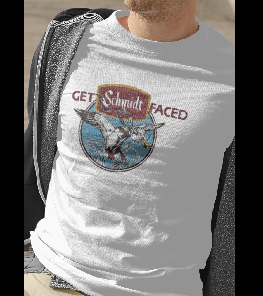 Schmidt Beer Get Schmidt Faced Goose T-Shirt