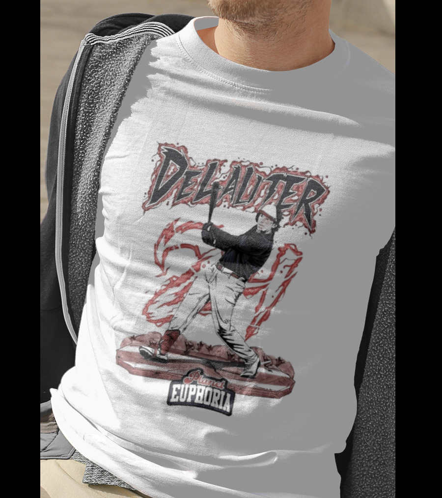 DeLauter Cosmic Euphoria Red Swing 21 T-Shirt