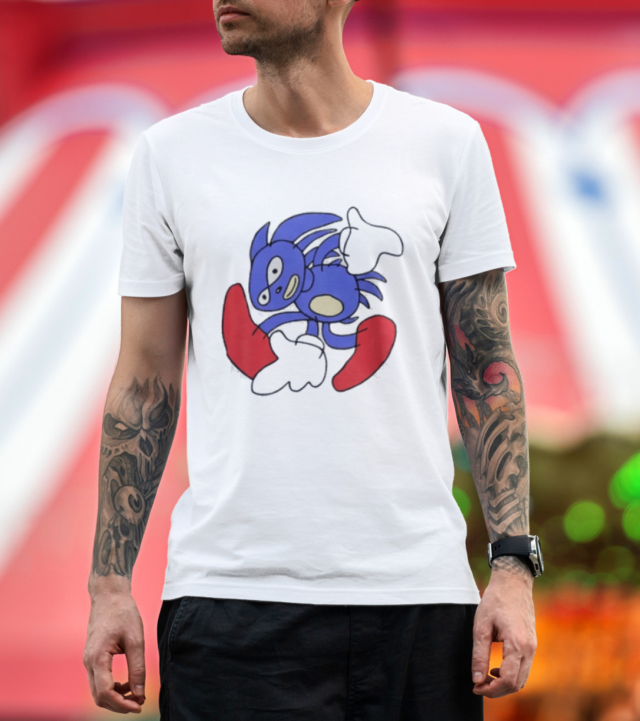 Sanic Hegehog Meme Sega T-Shirt