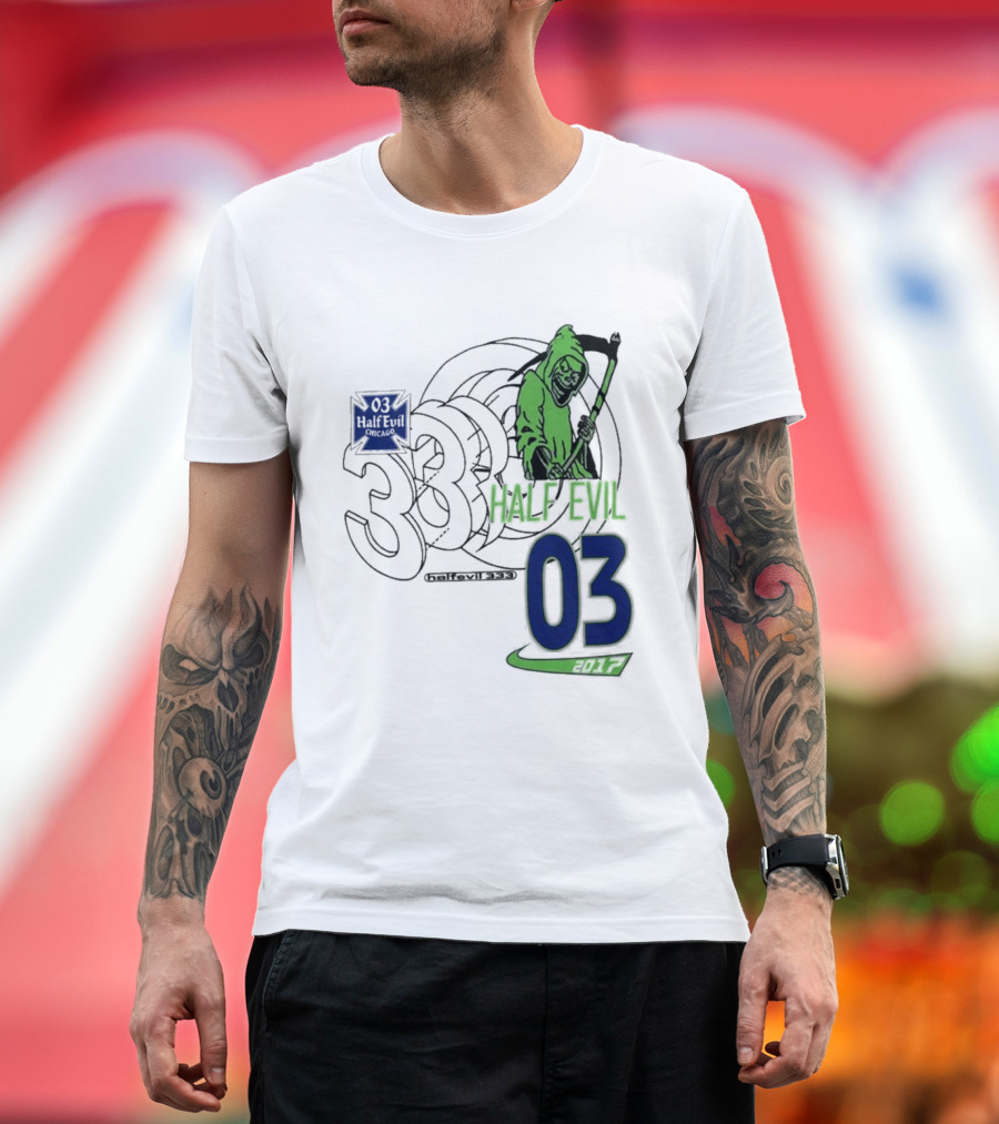 Halfevilco 333 Male Evil 03 Grim Reaper T-Shirt