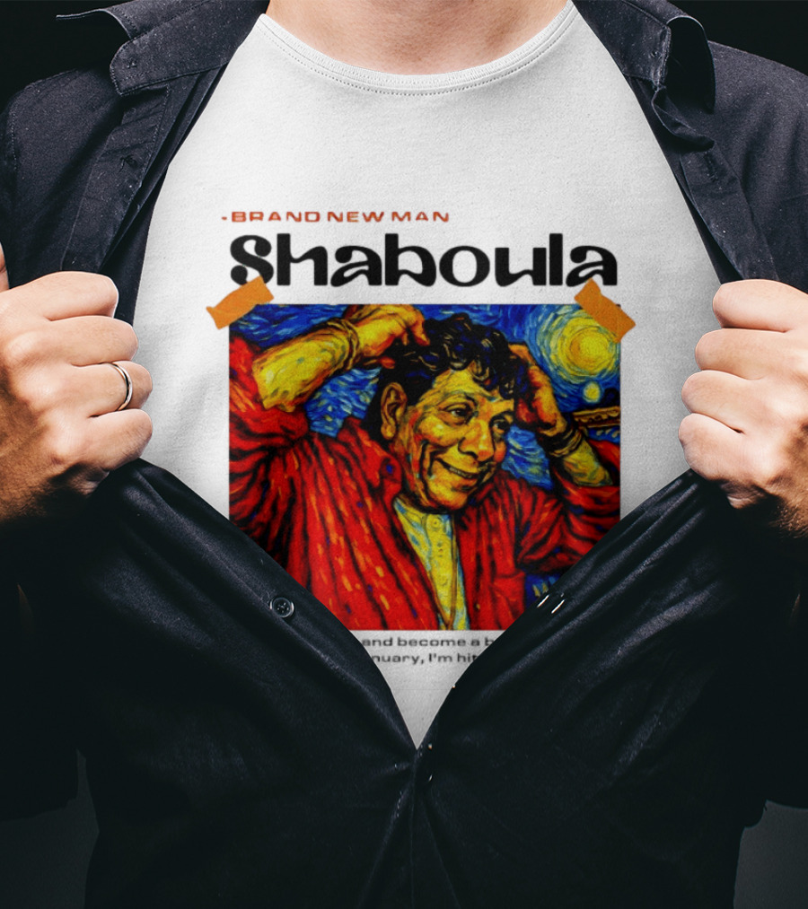 Van Gogh Style Shaboula Brand New Man T-Shirt
