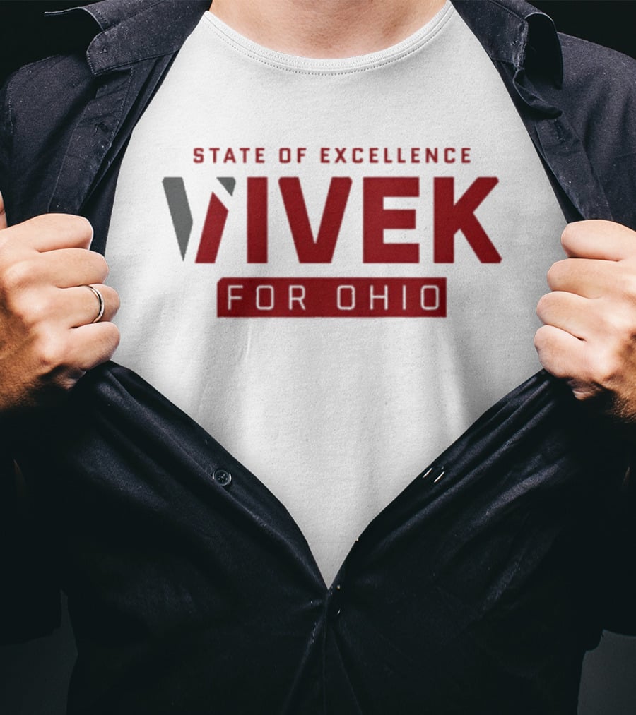 State Of Excellence Vivek For Ohio Garment Dyed T-Shirt
