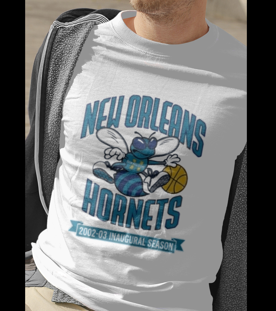 New Orleans Hornets Inaugural Season Basketball T-Shirt