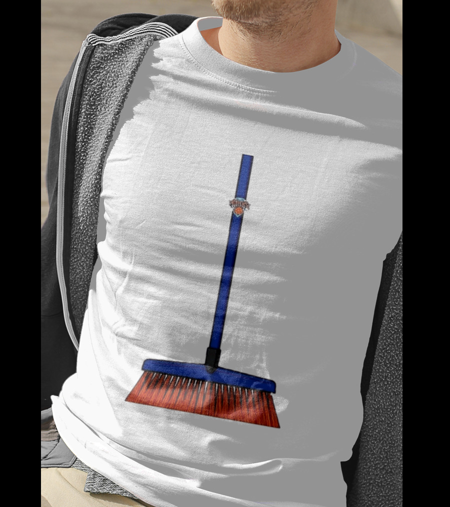 New York Knicks The Sweep 2026 Broom Basketball Fan Gear T-Shirt