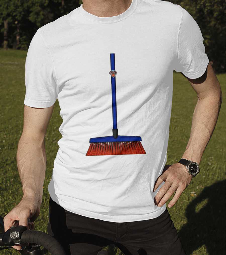 New York Knicks The Sweep 2026 Broom Basketball Fan Gear T-Shirt