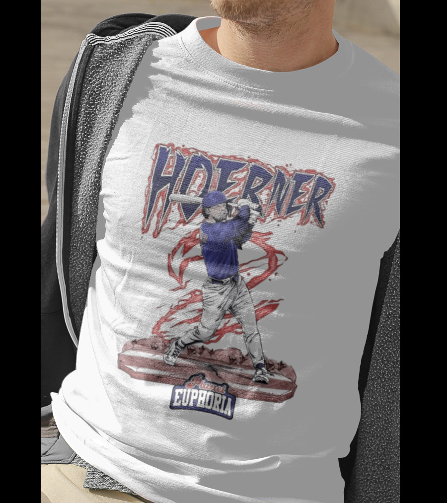 Hoerner The Blue Blaze Euphoria Baseball Player T-Shirt