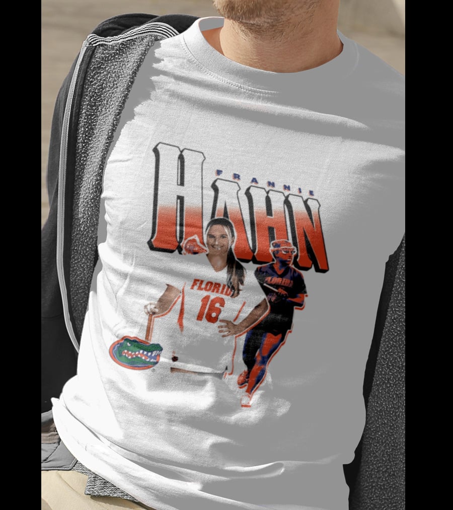 Florida Gators Lacrosse Frannie Hahn Number 16 Sports Team T-Shirt
