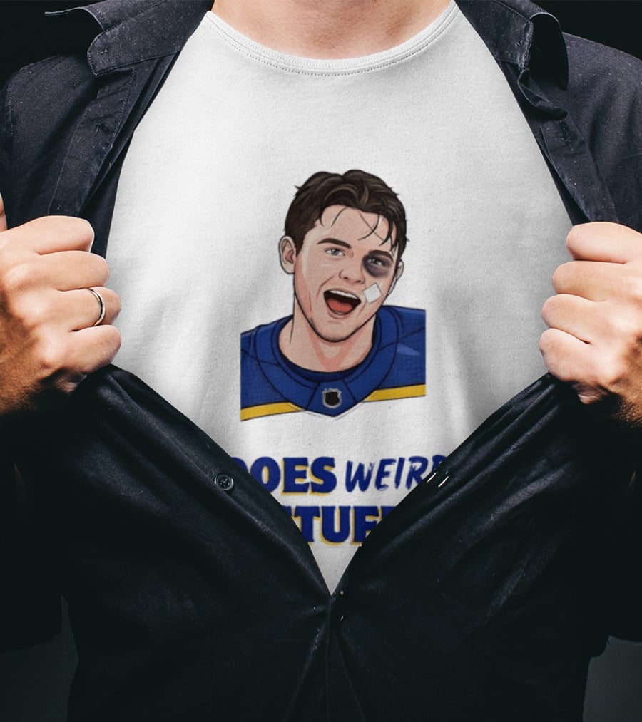 Jordan Binnington St. Louis Blues Does Weird Stuff T-Shirt