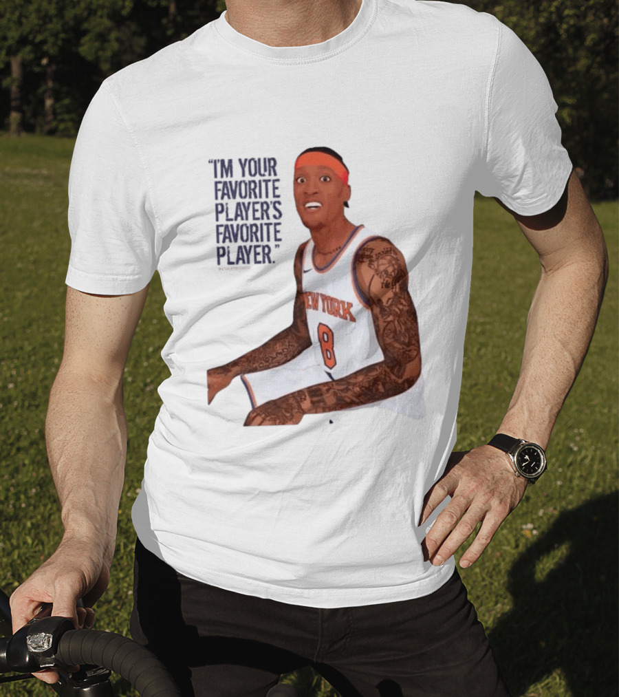Michael Beasley I'm Your Favorite Player's Favorite Player New York Basketball 8 Tattoos T-Shirt