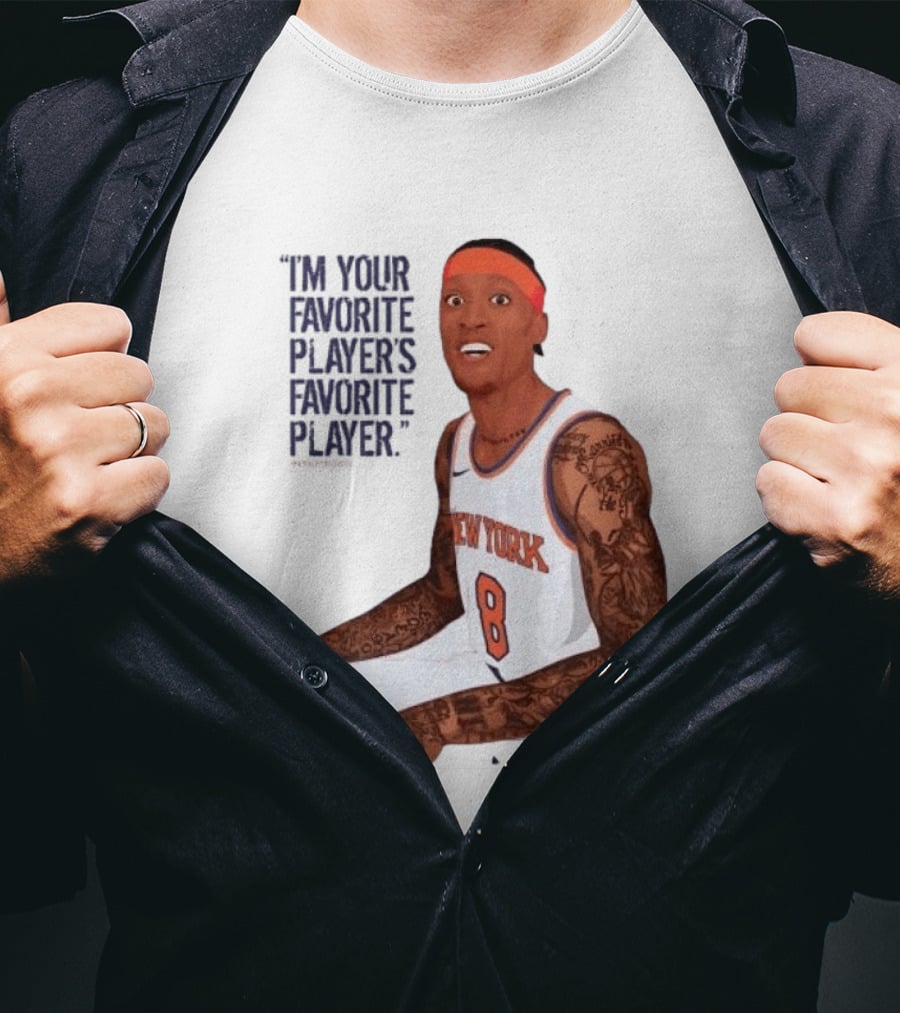 Michael Beasley I'm Your Favorite Player's Favorite Player New York Basketball 8 Tattoos T-Shirt