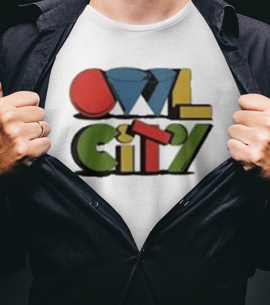 Owl City Colorful Synthpop Dreamscape T-Shirt