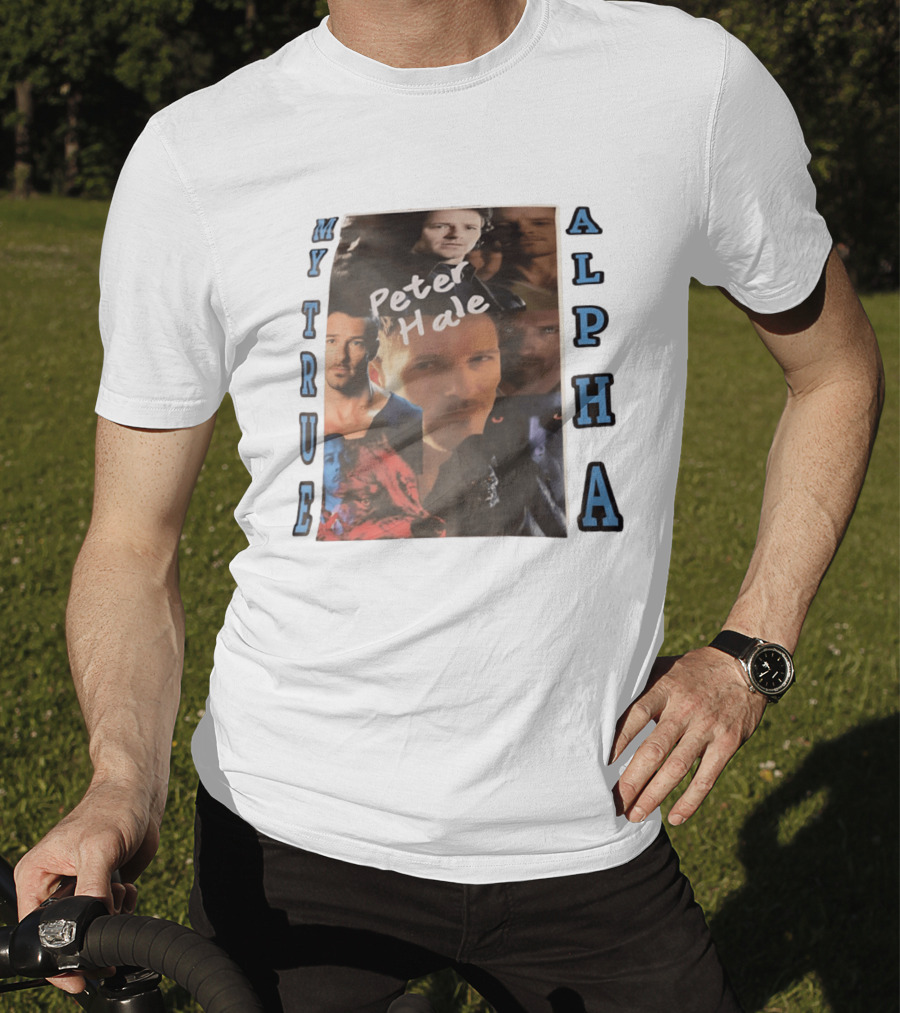 Peter Hale My True Alpha Collage With Photo Montage T-Shirt