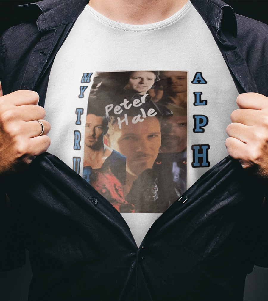 Peter Hale My True Alpha Collage With Photo Montage T-Shirt