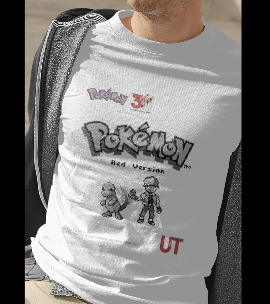 Pokemon Red Version 25th Anniversary Characters UT T-Shirt