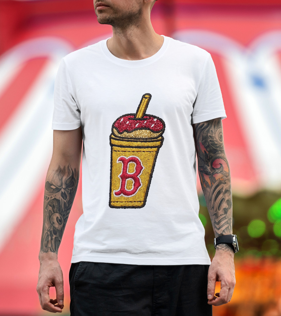 Red Sox Dunkin' Iced Coffee B Cap 2026 T-Shirt