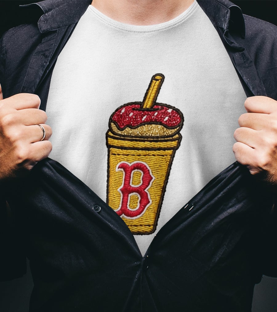 Red Sox Dunkin' Iced Coffee B Cap 2026 T-Shirt