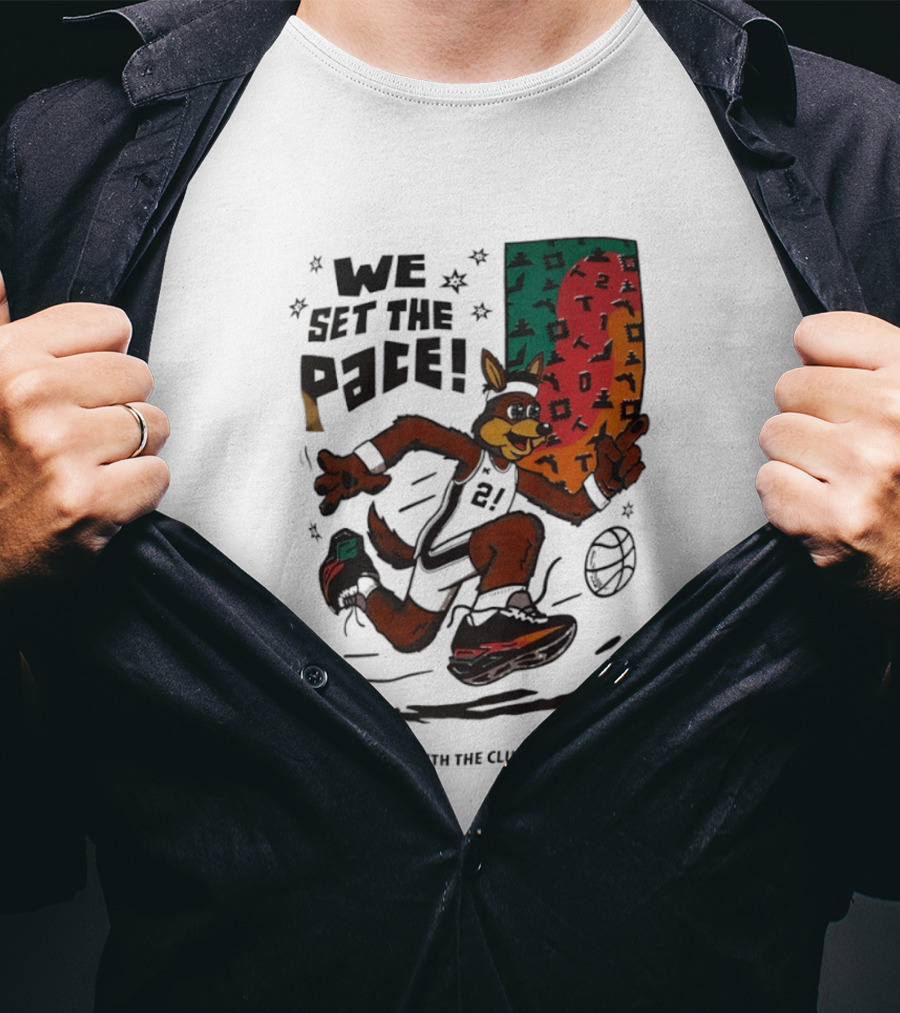 San Antonio Spurs We Set The Pace Running With The Club Since 1973 T-Shirt