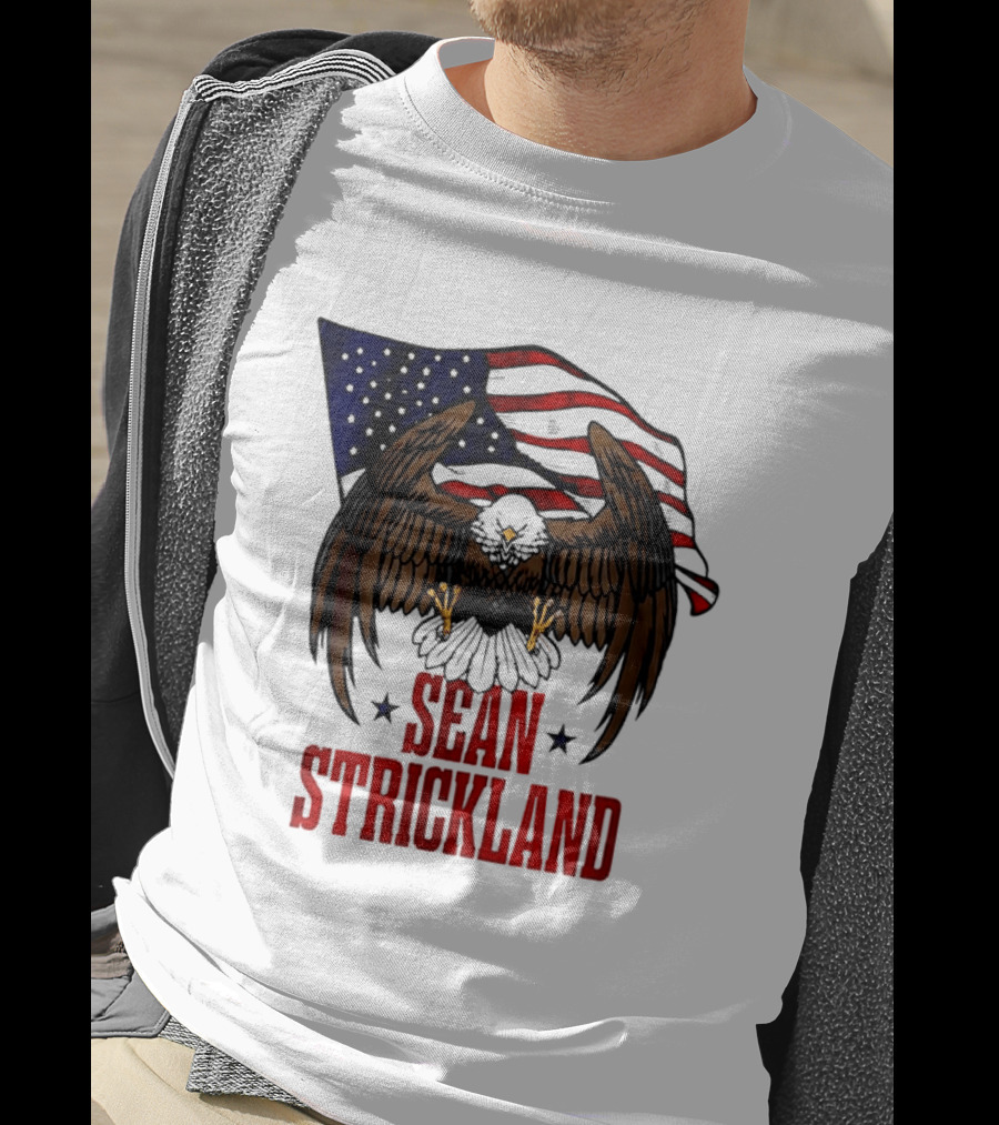 American Flag Eagle Sean Strickland UFC The Great American Hope T-Shirt