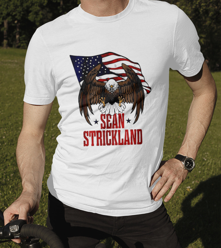American Flag Eagle Sean Strickland UFC The Great American Hope T-Shirt