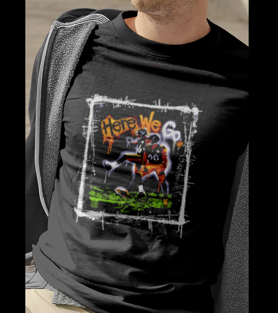 T.J. Watt Here We Go Pittsburgh Steelers Football Players T-Shirt
