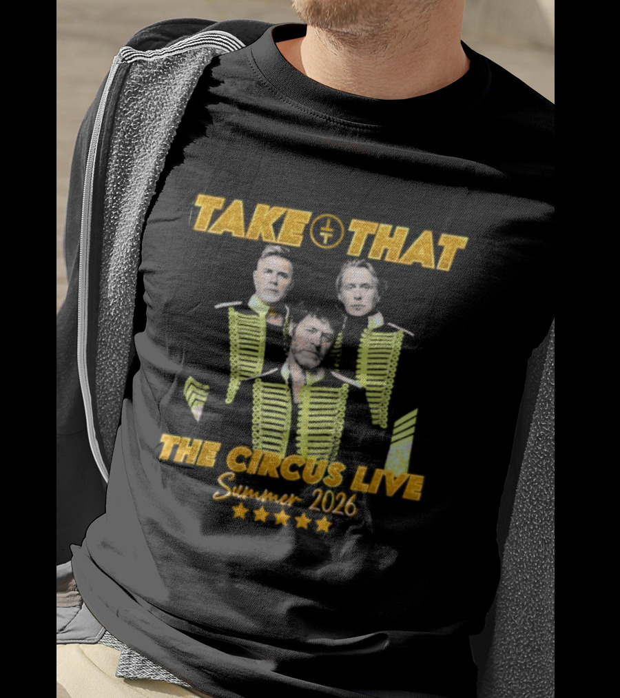Take That The Circus Live Summer 2026 Tour Concert T-Shirt