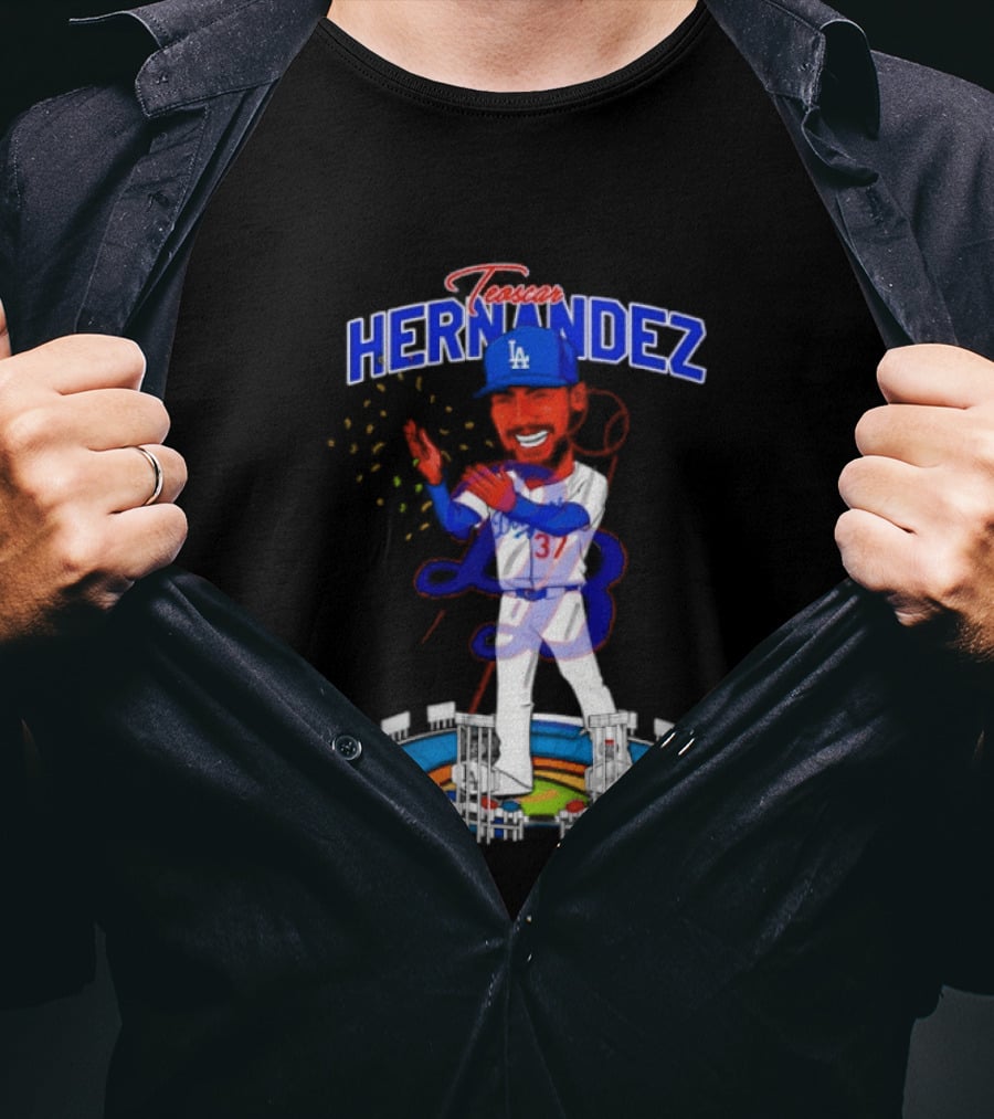 Teoscar Hernández Los Angeles Dodgers 37 MLB 2026 T-Shirt