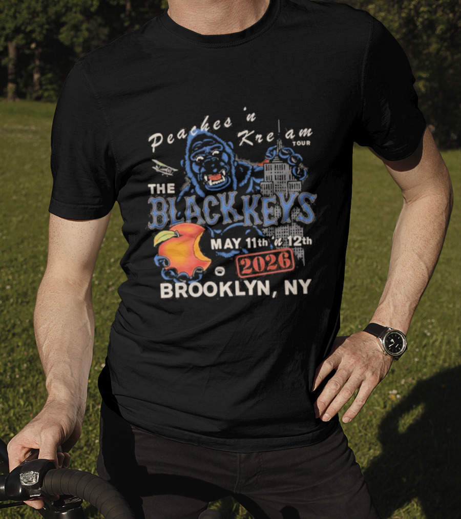 The Black Keys Peaches N Keem Tour Brooklyn May 11 12 2026 NYC T-Shirt
