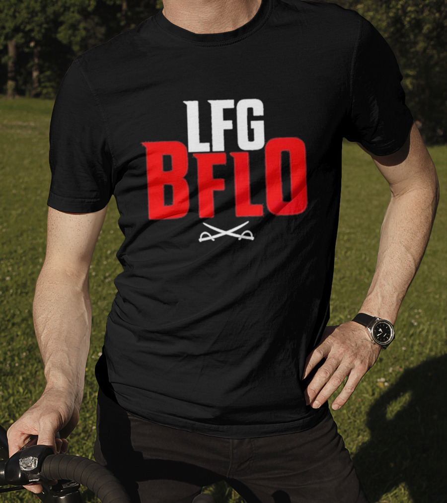 LFG BFLO Crossed Swords Hockey T-Shirt