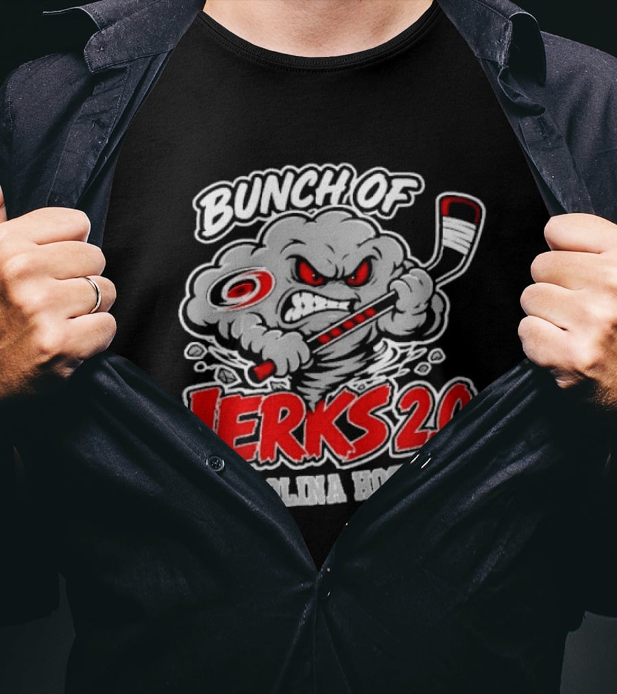 Bunch Of Jerks 2.0 Carolina Hockey Cane Storm T-Shirt