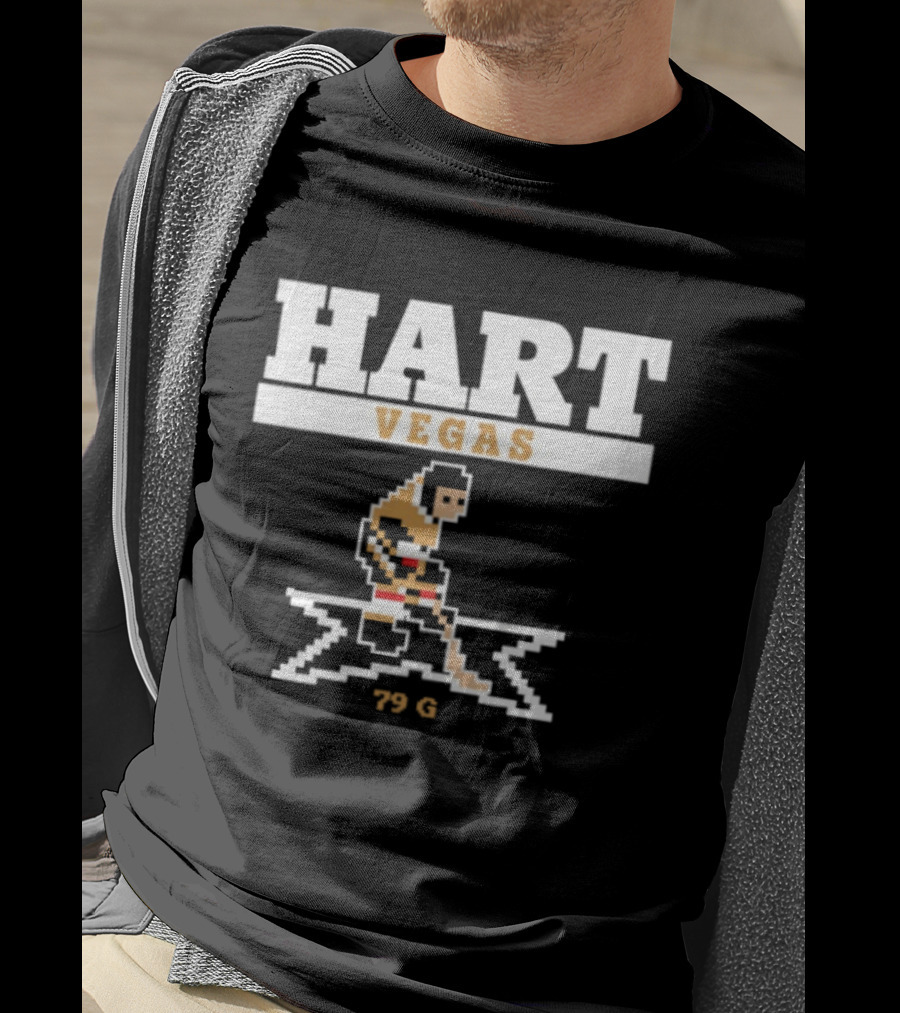 Carter Hart Vegas 79 G Hockey Player T-Shirt