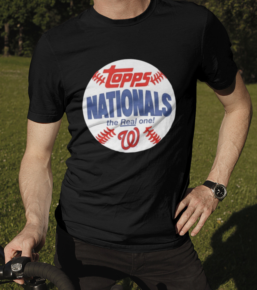 Topps Nationals The Real One MLB W Baseball T-Shirt