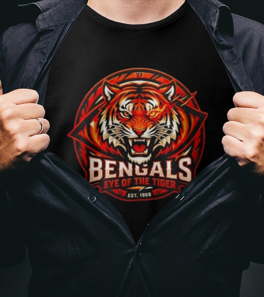 Bengals Eye Of The Tiger Est 1968 T-Shirt