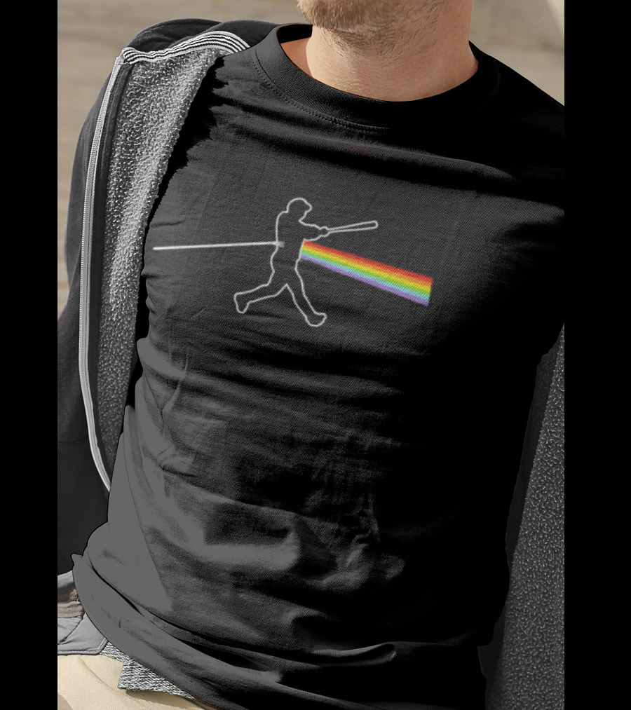 Dark Side Of The Mune Chicago White Sox Batter Rainbow Stadium T-Shirt
