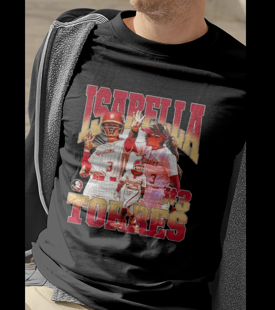 Isabella Torres Florida State Seminoles #3 Player Collage T-Shirt