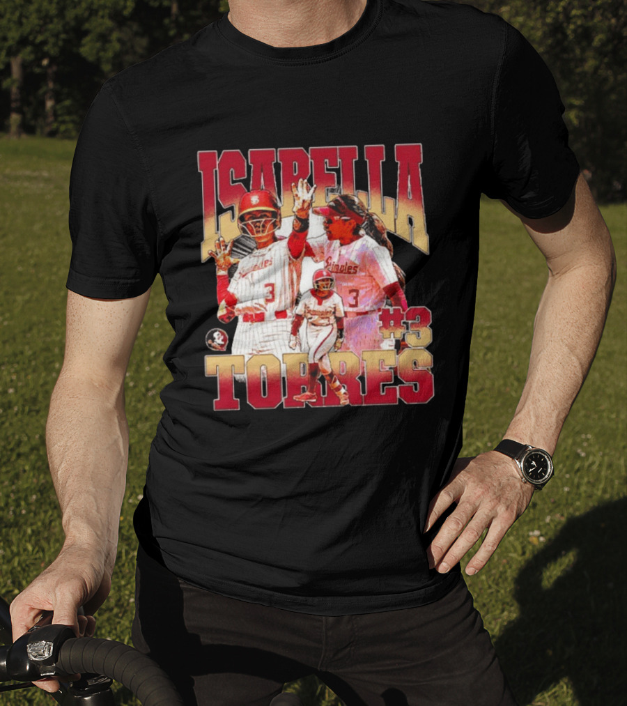 Isabella Torres Florida State Seminoles #3 Player Collage T-Shirt